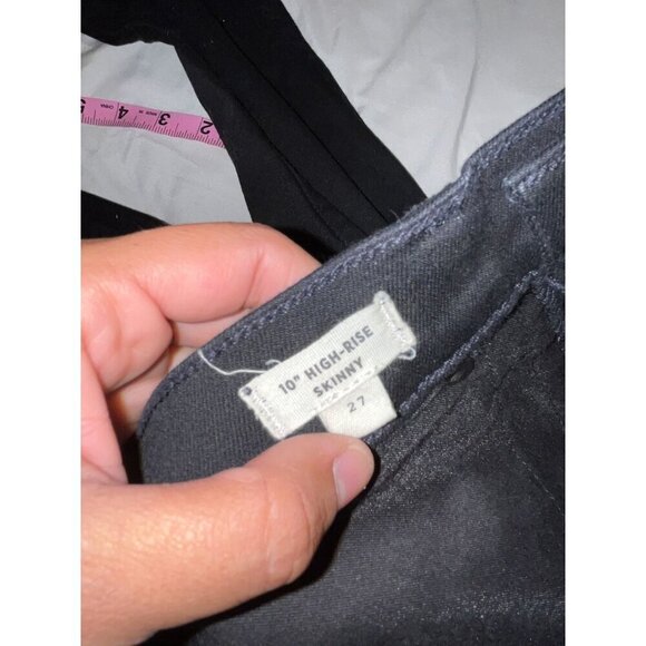Madewell Womens Black10" high Rise Skinny Jeans Womens size 27 - Picture 8 of 11
